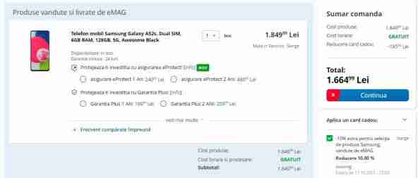 eMAG dă startul campaniei Online Shopping Days și promite oferte de zile mari pentru orice buzunar; Avem produse Samsung cu 10% extra reducere